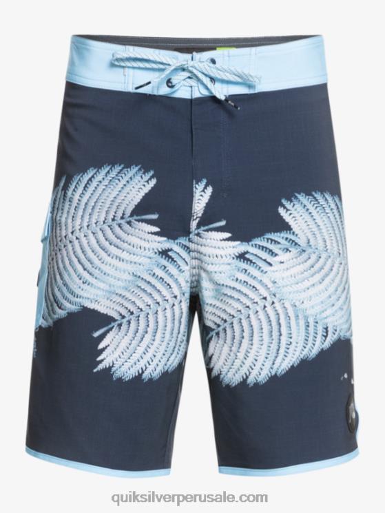 Quiksilver N8LNT1880 hombres chaqueta azul marino shorts de playa surfsilk hawaii scallop 19