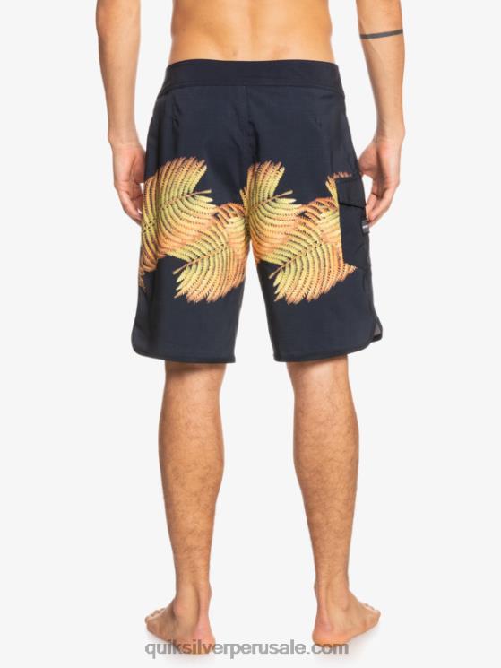 Quiksilver N8LNT1881 hombres negro shorts de playa surfsilk hawaii scallop 19