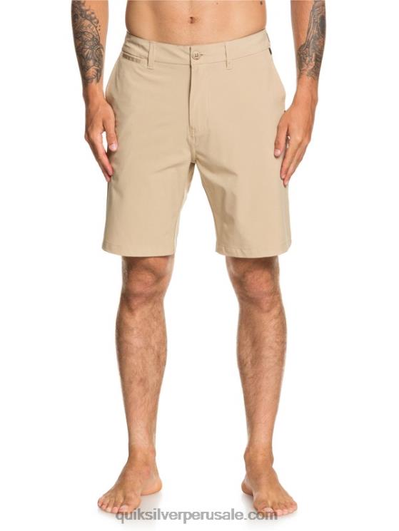 Quiksilver N8LNT1886 hombres playa shorts híbridos union anfibio 20