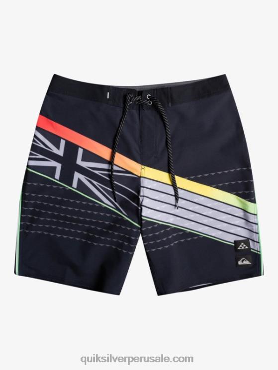 Quiksilver N8LNT1887 hombres negro shorts de playa surfsilk hawaii core 20