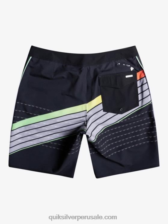 Quiksilver N8LNT1887 hombres negro shorts de playa surfsilk hawaii core 20