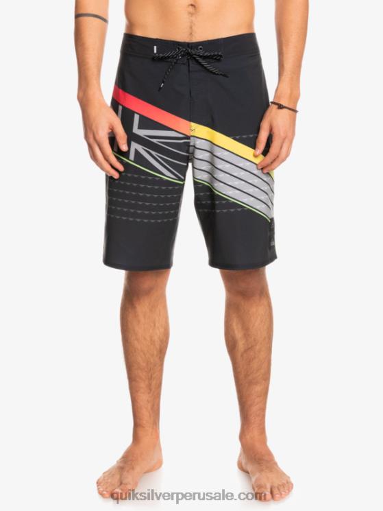 Quiksilver N8LNT1887 hombres negro shorts de playa surfsilk hawaii core 20