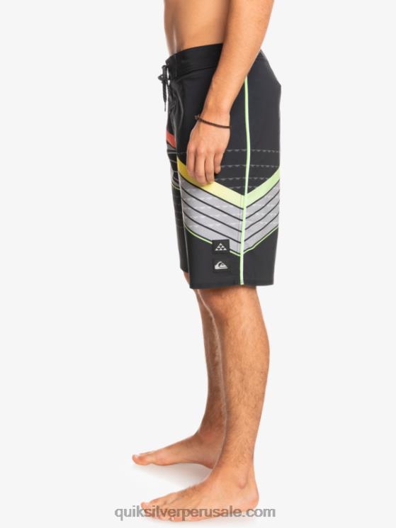 Quiksilver N8LNT1887 hombres negro shorts de playa surfsilk hawaii core 20