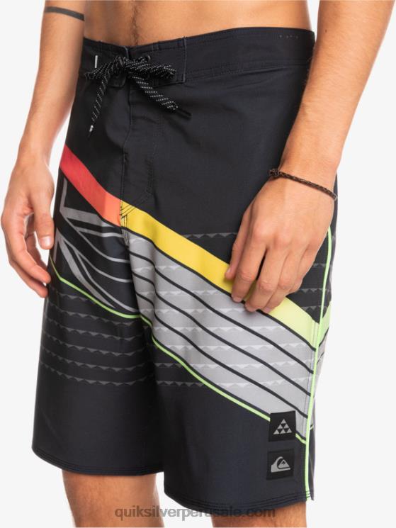 Quiksilver N8LNT1887 hombres negro shorts de playa surfsilk hawaii core 20