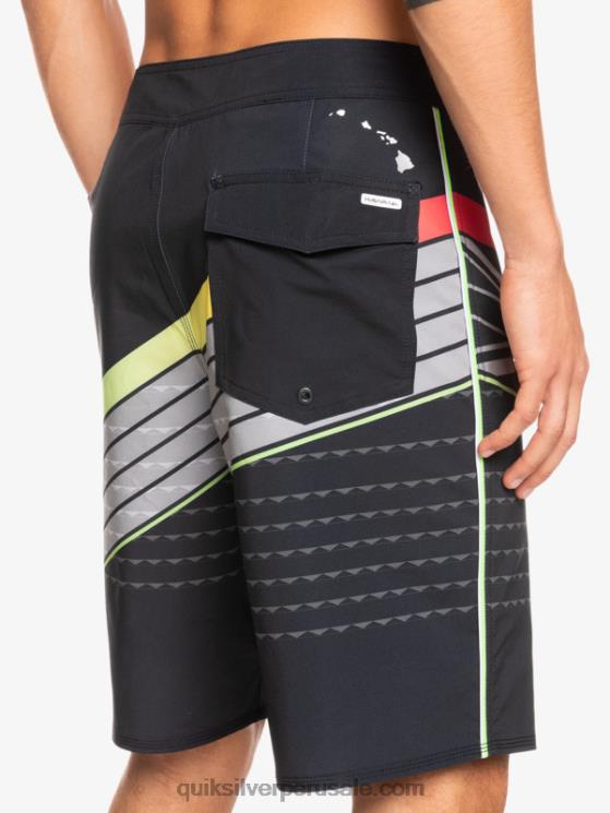 Quiksilver N8LNT1887 hombres negro shorts de playa surfsilk hawaii core 20