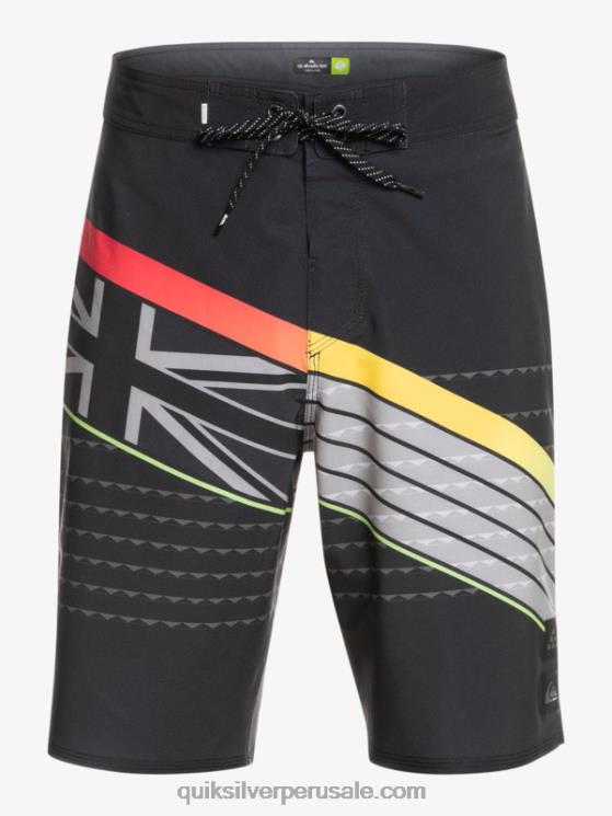 Quiksilver N8LNT1887 hombres negro shorts de playa surfsilk hawaii core 20