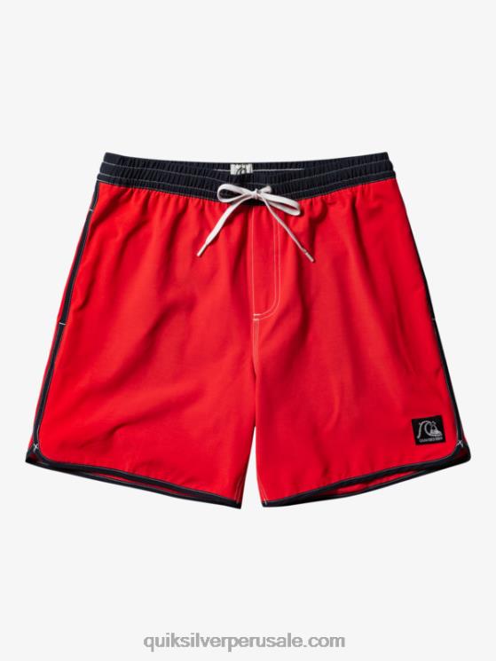 Quiksilver N8LNT198 hombres rojo de alto riesgo vieira original 17 voleas