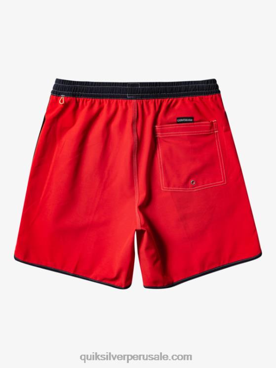 Quiksilver N8LNT198 hombres rojo de alto riesgo vieira original 17 voleas