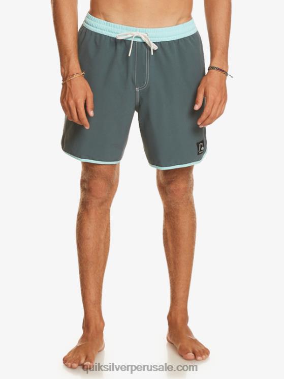 Quiksilver N8LNT201 hombres pizarra oscura vieira original 17 voleas