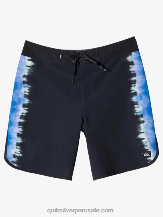 Quiksilver N8LNT216 hombres negro shorts de playa surfsilk festoneado 19