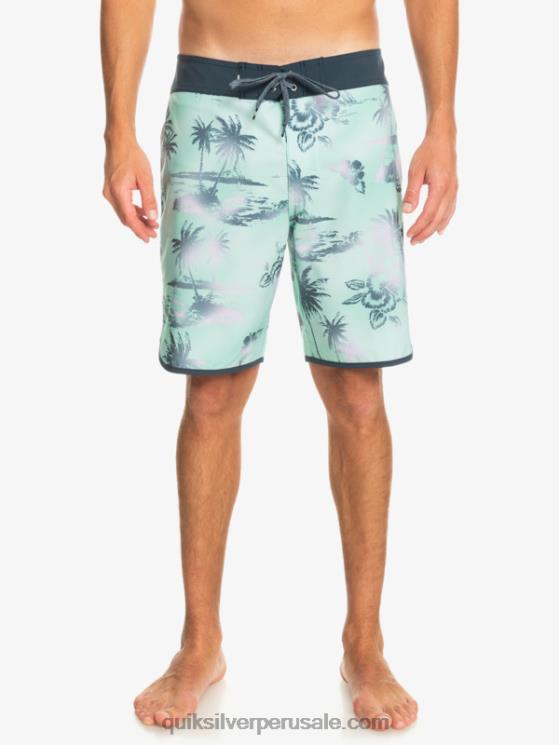 Quiksilver N8LNT222 hombres vaso de playa shorts de playa surfsilk festoneado 19