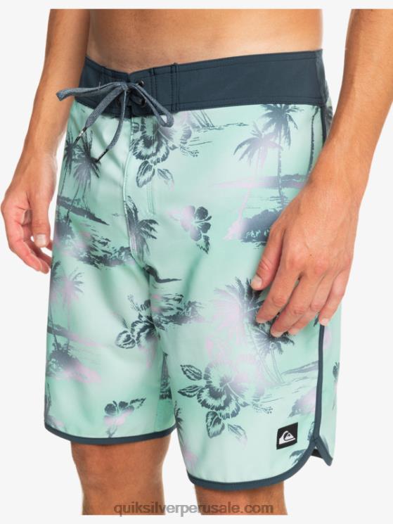 Quiksilver N8LNT222 hombres vaso de playa shorts de playa surfsilk festoneado 19