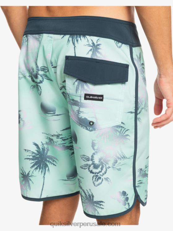 Quiksilver N8LNT222 hombres vaso de playa shorts de playa surfsilk festoneado 19