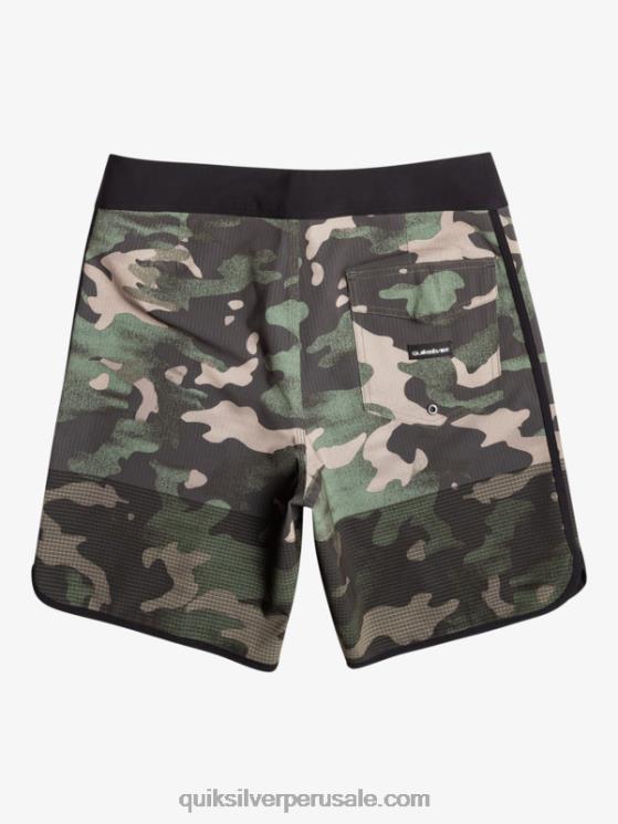 Quiksilver N8LNT22 hombres pista shorts de playa highlite festoneado 19