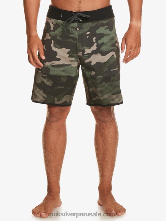 Quiksilver N8LNT22 hombres pista shorts de playa highlite festoneado 19