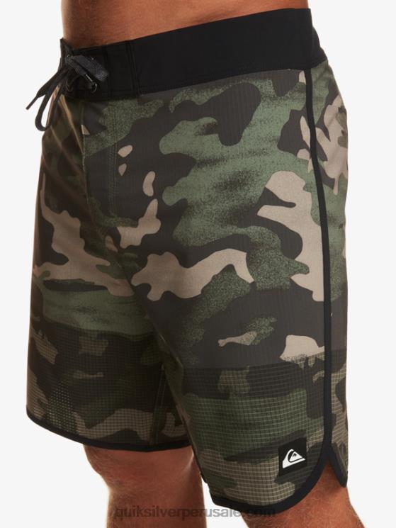 Quiksilver N8LNT22 hombres pista shorts de playa highlite festoneado 19