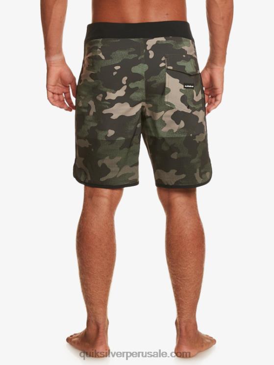 Quiksilver N8LNT22 hombres pista shorts de playa highlite festoneado 19