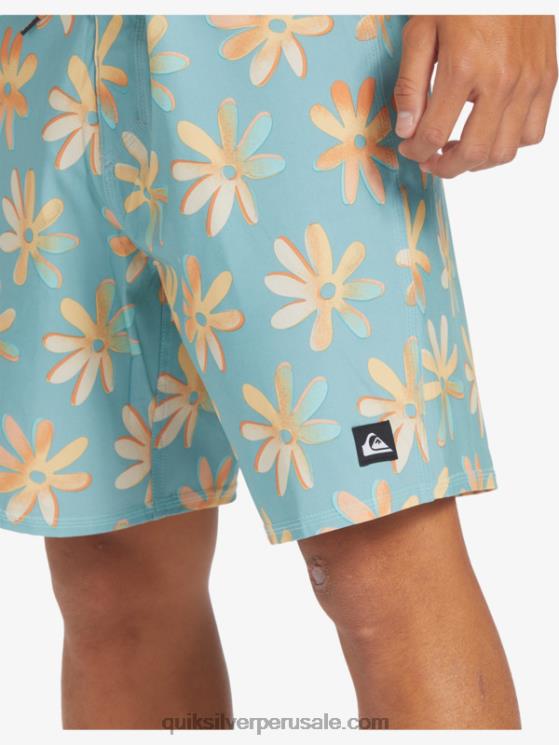 Quiksilver N8LNT240 hombres camafeo azul bañador surfsilk qs 69 18