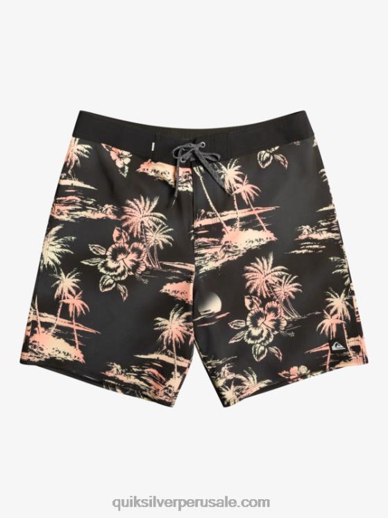 Quiksilver N8LNT243 hombres negro bañador surfsilk qs 69 18
