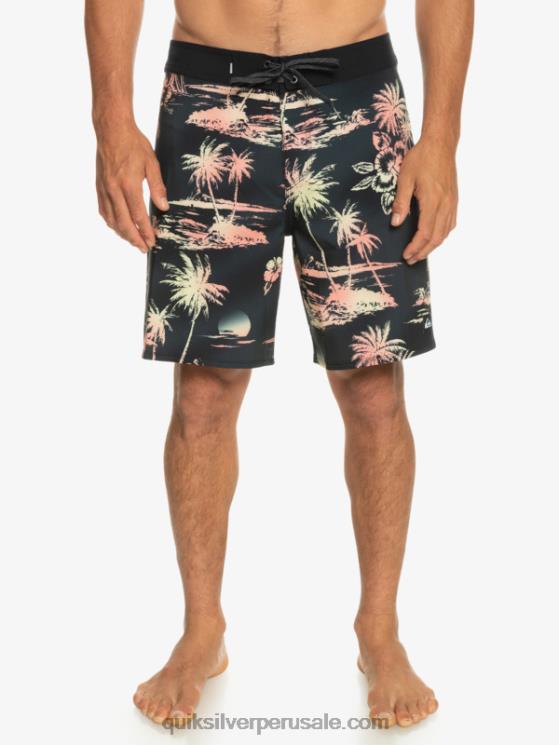 Quiksilver N8LNT243 hombres negro bañador surfsilk qs 69 18