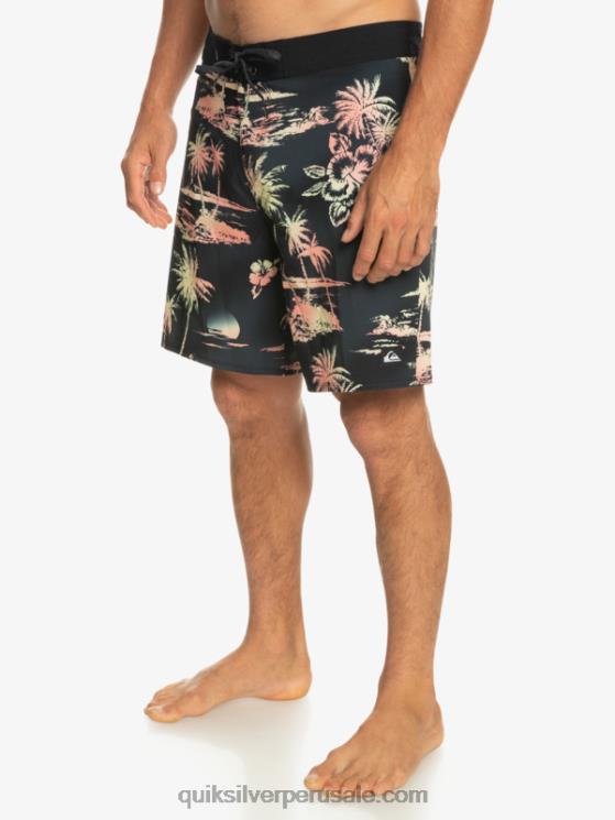 Quiksilver N8LNT243 hombres negro bañador surfsilk qs 69 18