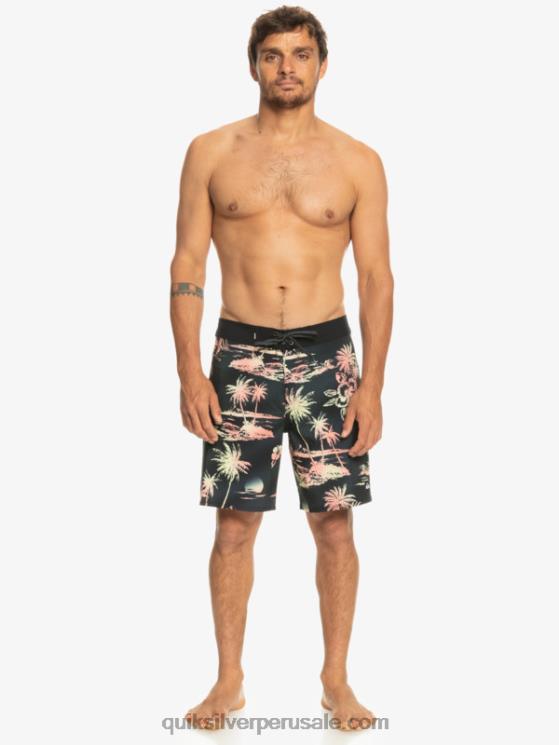 Quiksilver N8LNT243 hombres negro bañador surfsilk qs 69 18