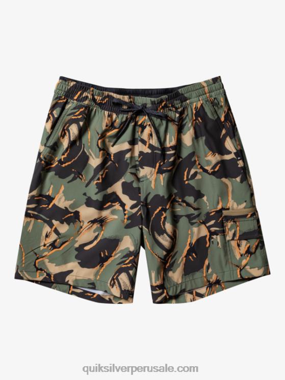 Quiksilver N8LNT252 hombres camuflaje - playa shorts de playa taxer cargo 18 anfibios