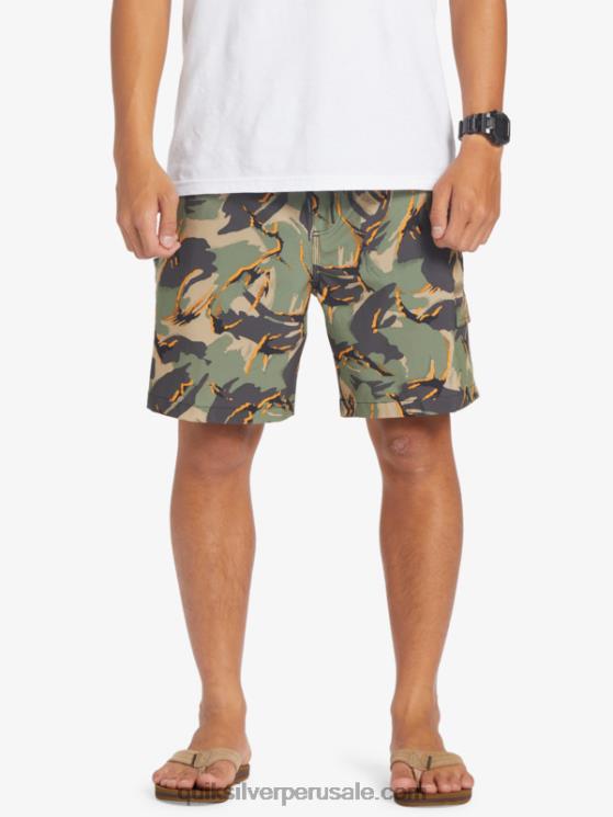 Quiksilver N8LNT252 hombres camuflaje - playa shorts de playa taxer cargo 18 anfibios