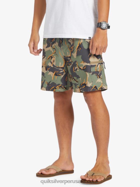 Quiksilver N8LNT252 hombres camuflaje - playa shorts de playa taxer cargo 18 anfibios