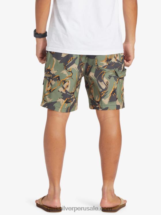 Quiksilver N8LNT252 hombres camuflaje - playa shorts de playa taxer cargo 18 anfibios