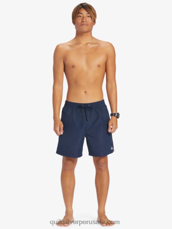 Quiksilver N8LNT280 hombres chaqueta azul marino playa por favor 17 voleas