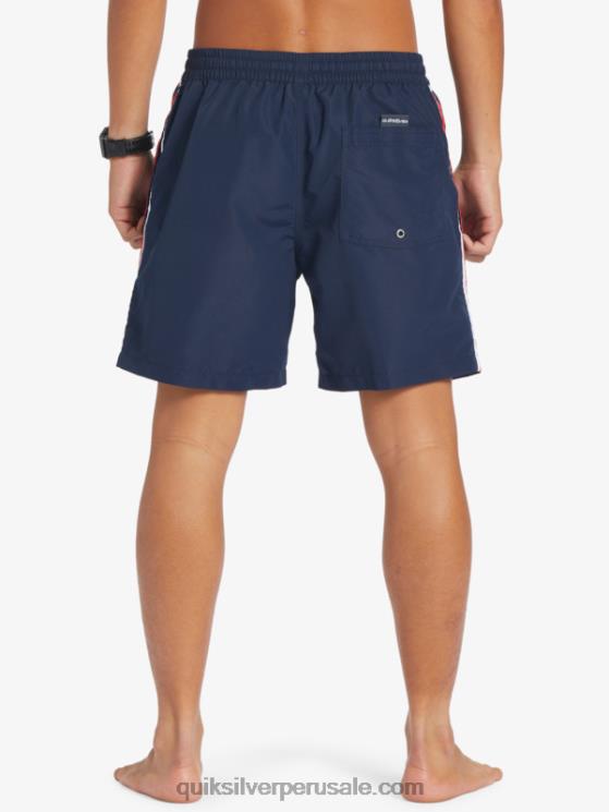 Quiksilver N8LNT280 hombres chaqueta azul marino playa por favor 17 voleas