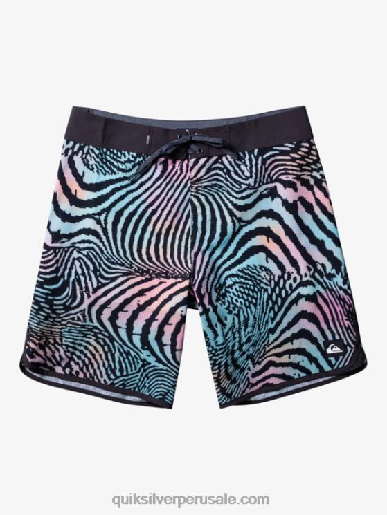 Quiksilver N8LNT28 hombres pista shorts de playa highlite festoneado 19