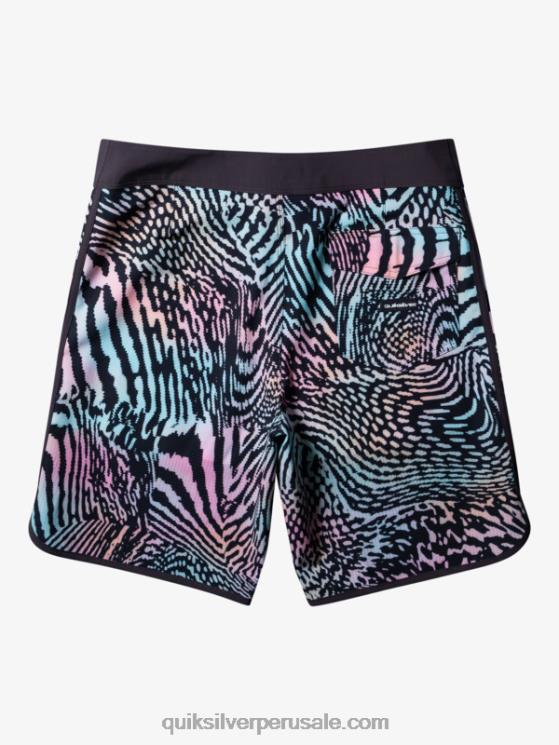 Quiksilver N8LNT28 hombres pista shorts de playa highlite festoneado 19