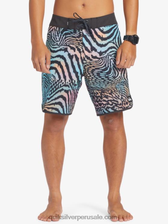 Quiksilver N8LNT28 hombres pista shorts de playa highlite festoneado 19
