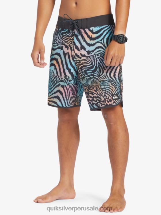 Quiksilver N8LNT28 hombres pista shorts de playa highlite festoneado 19