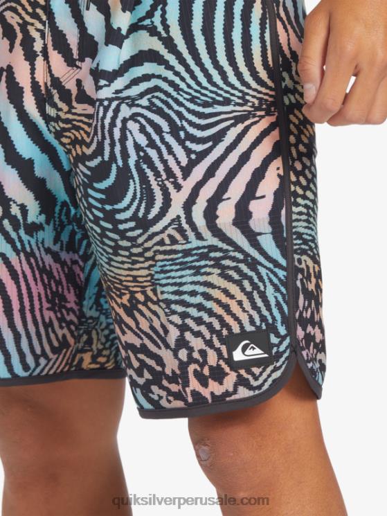 Quiksilver N8LNT28 hombres pista shorts de playa highlite festoneado 19