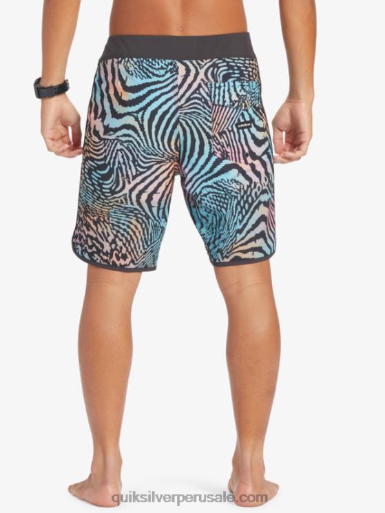 Quiksilver N8LNT28 hombres pista shorts de playa highlite festoneado 19