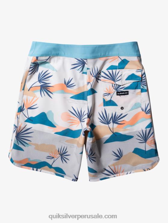 Quiksilver N8LNT29 hombres abedul shorts de playa highlite festoneado 19