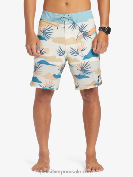 Quiksilver N8LNT29 hombres abedul shorts de playa highlite festoneado 19