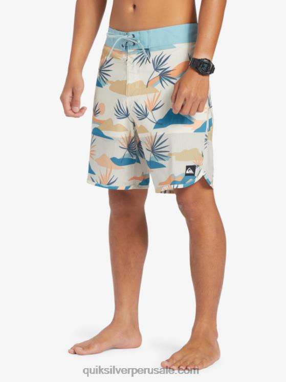 Quiksilver N8LNT29 hombres abedul shorts de playa highlite festoneado 19