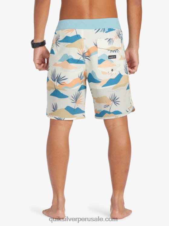 Quiksilver N8LNT29 hombres abedul shorts de playa highlite festoneado 19