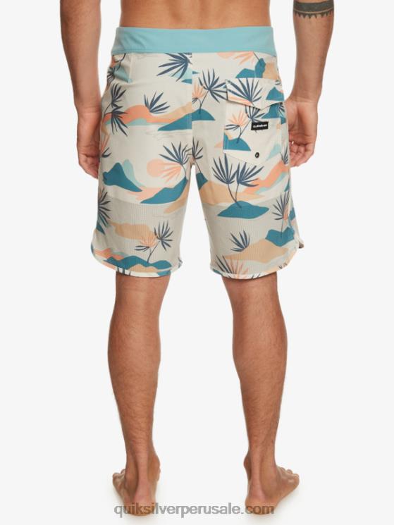 Quiksilver N8LNT29 hombres abedul shorts de playa highlite festoneado 19