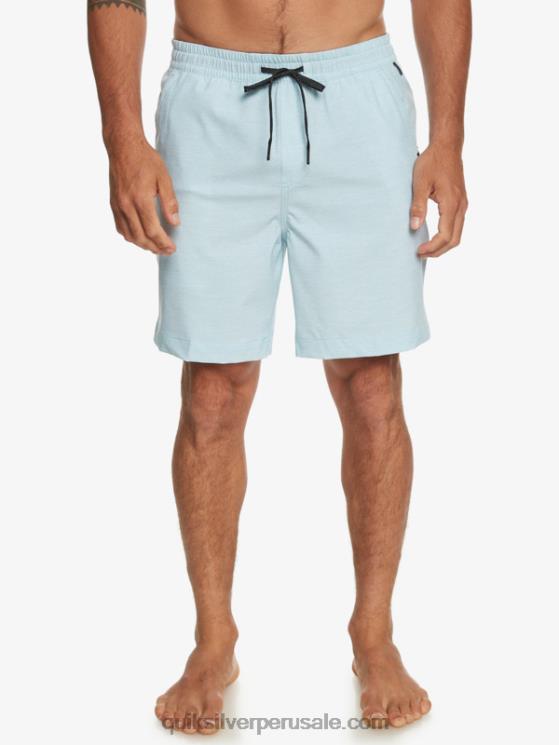 Quiksilver N8LNT304 hombres brezo azul cielo taxer heather 18 bañadores anfibios