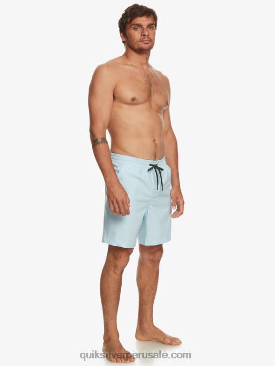 Quiksilver N8LNT304 hombres brezo azul cielo taxer heather 18 bañadores anfibios