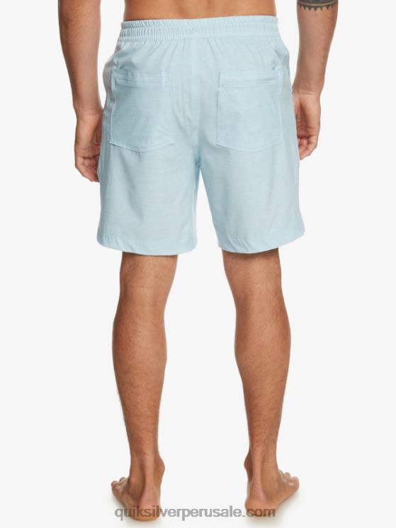 Quiksilver N8LNT304 hombres brezo azul cielo taxer heather 18 bañadores anfibios