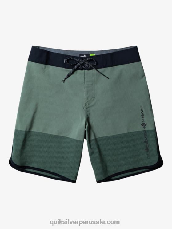 Quiksilver N8LNT30 hombres tomillo shorts de playa highlite festoneado 19