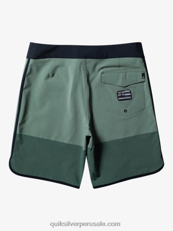 Quiksilver N8LNT30 hombres tomillo shorts de playa highlite festoneado 19