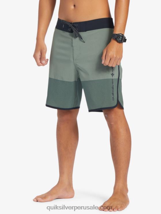 Quiksilver N8LNT30 hombres tomillo shorts de playa highlite festoneado 19