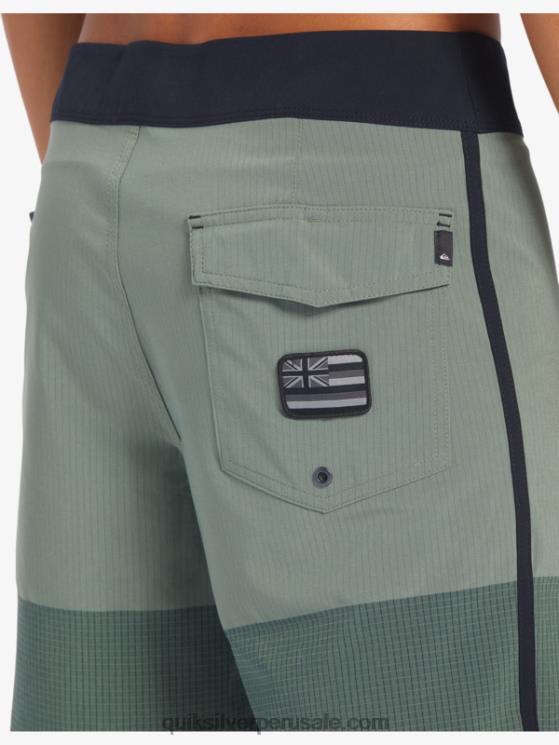 Quiksilver N8LNT30 hombres tomillo shorts de playa highlite festoneado 19